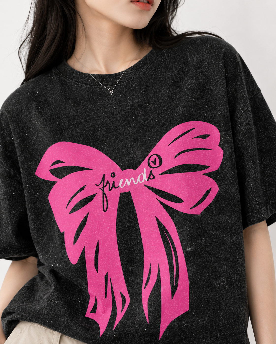 BTS V Friends Bow T-shirt