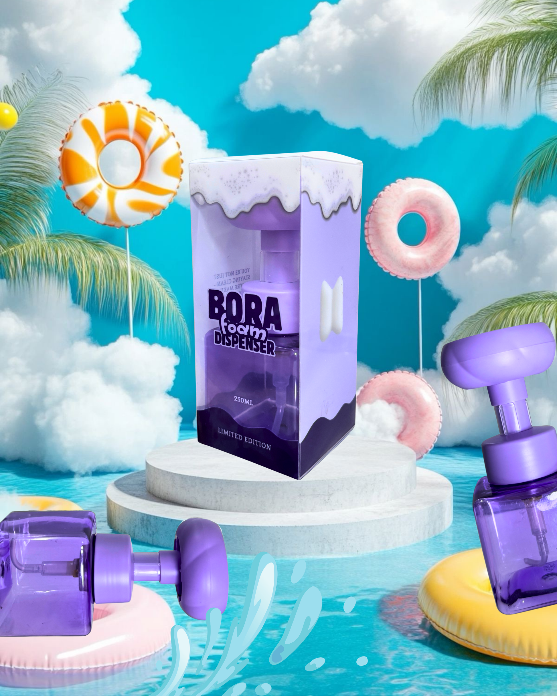 BTS LOGO BORA FOAM DISPENSER