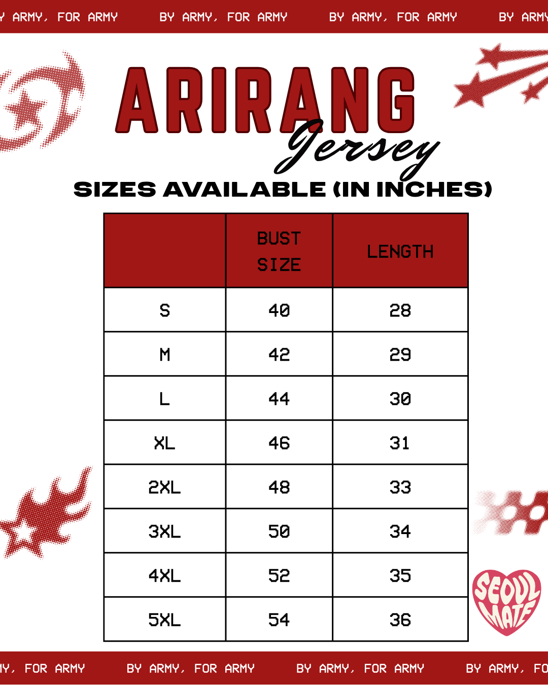 BTS Arirang World Tour Jersey Instock