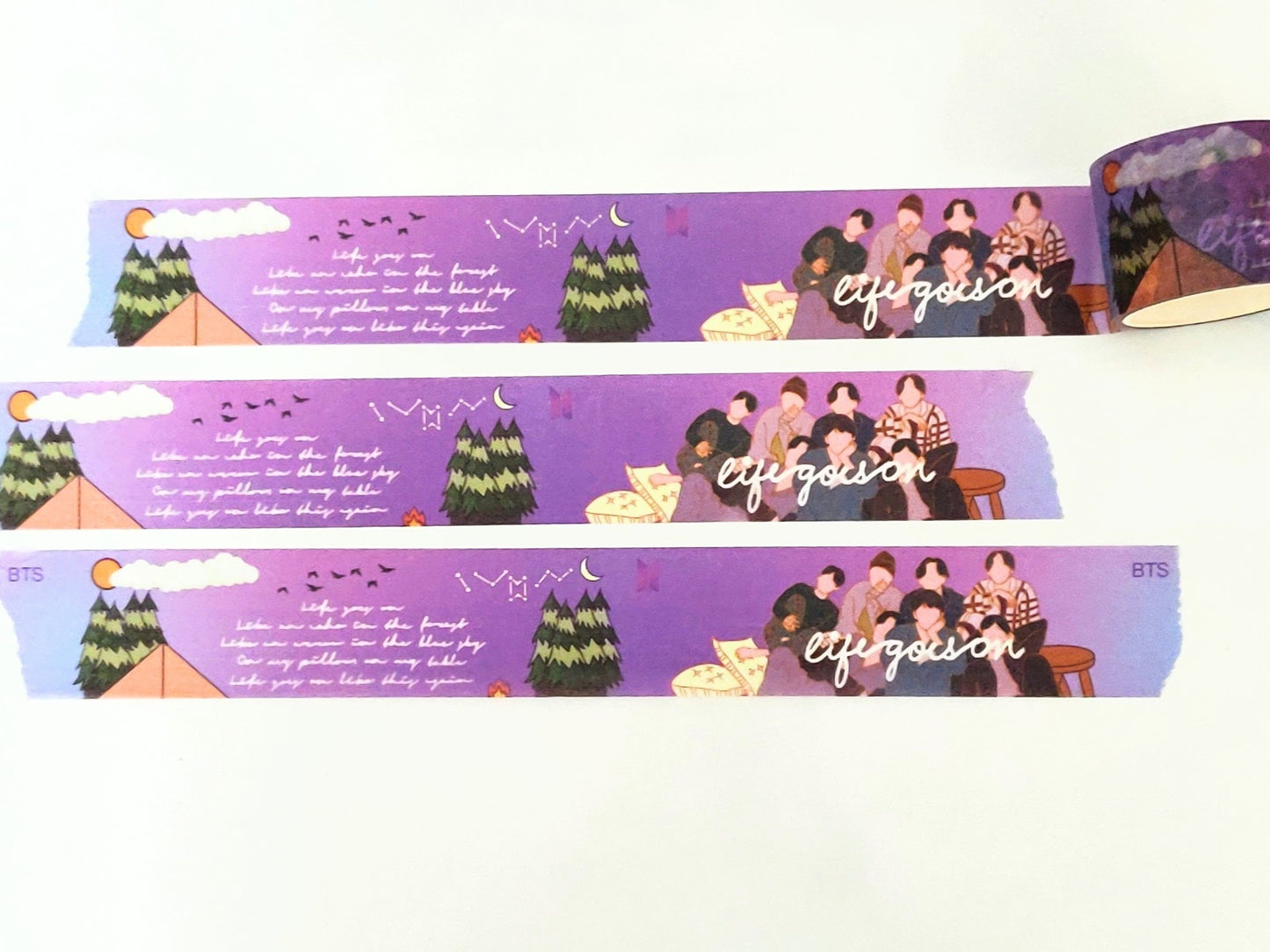 BTS Life Goes On Washi Tape