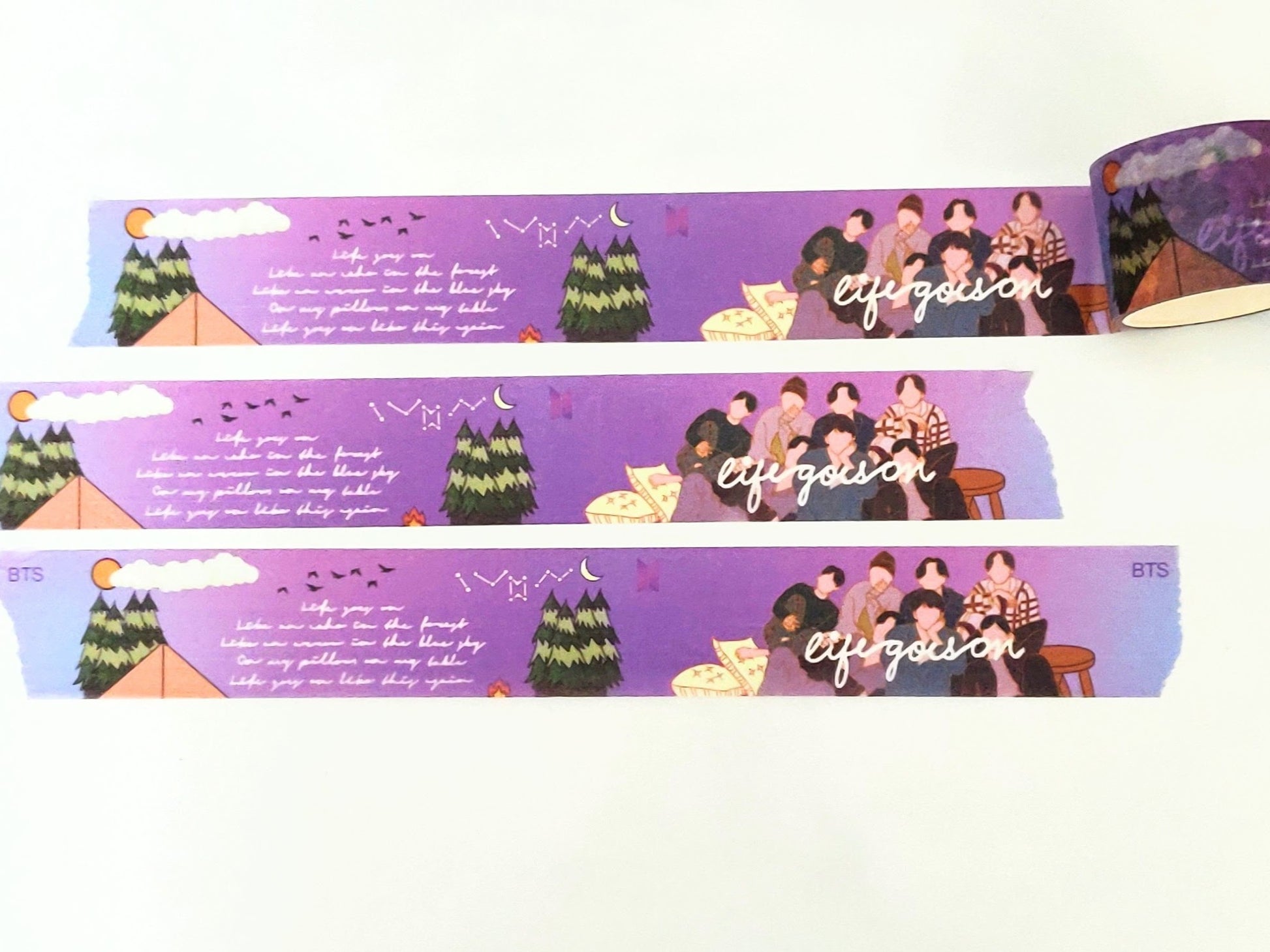 BTS Life Goes On Washi Tape
