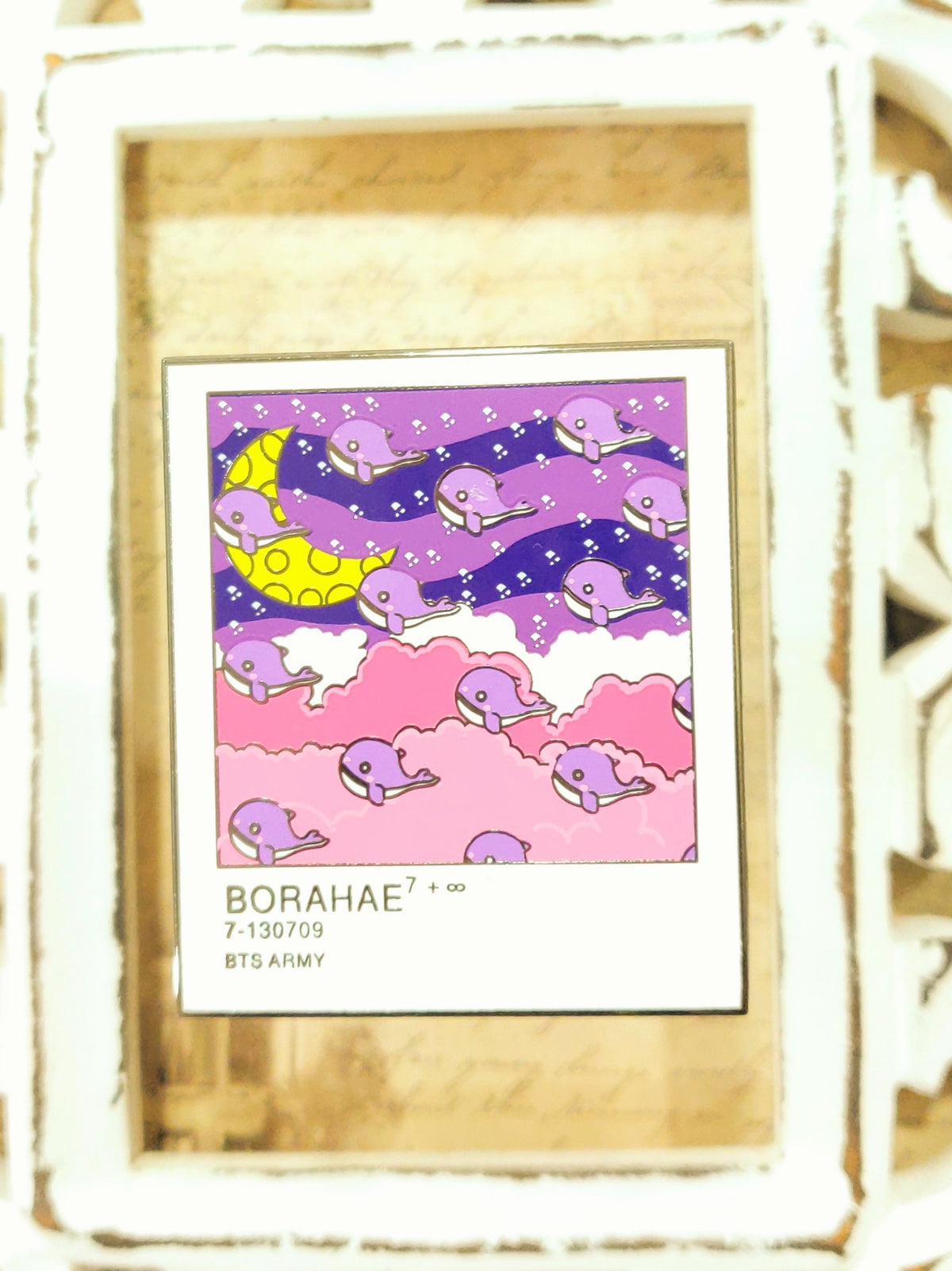 BTS Purple Whale Pin