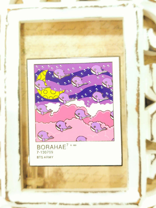 BTS Purple Whale Pin