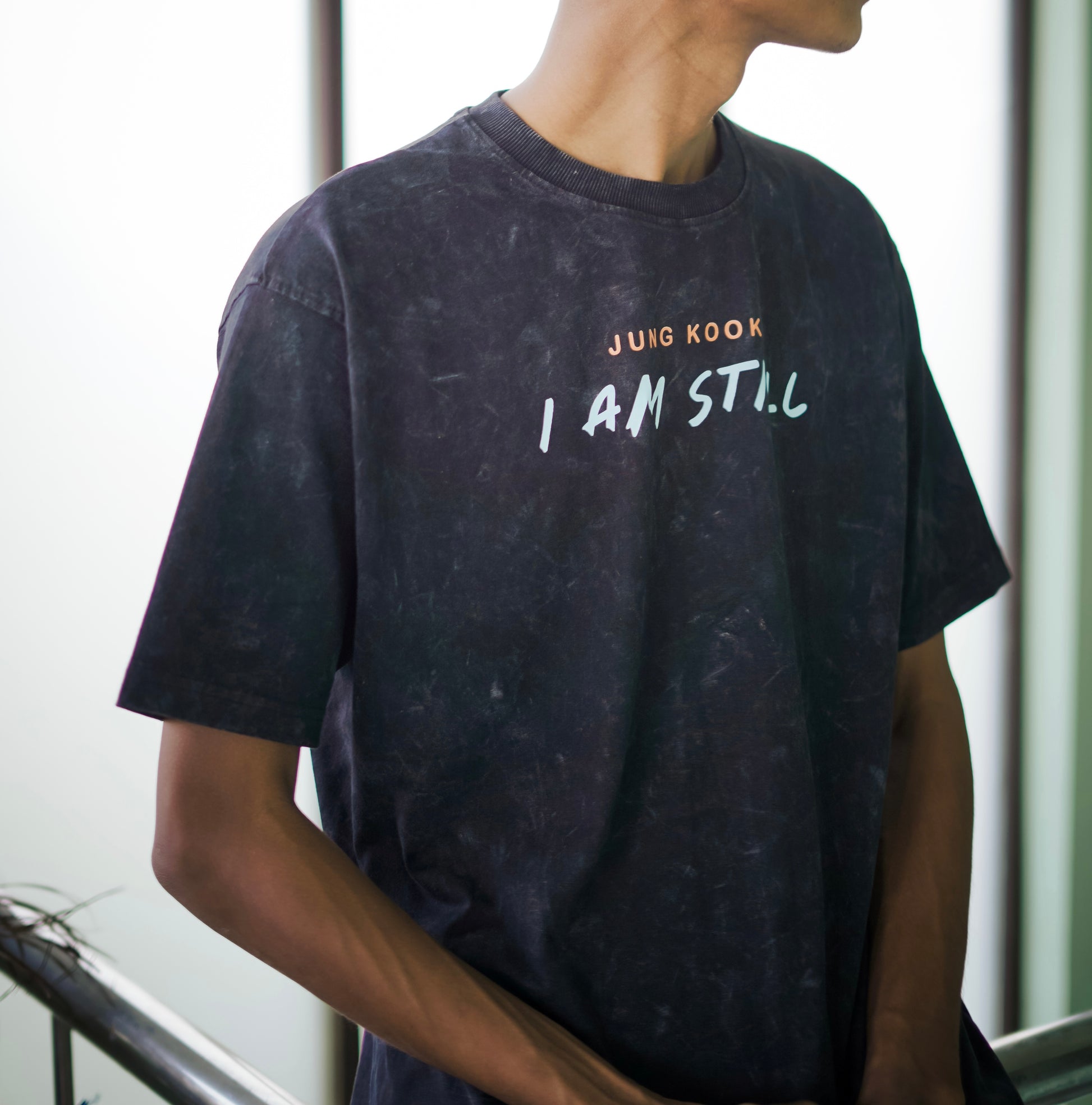 BTS Jungkook I Am Still OVERSIZE Acid Wash T-shirt