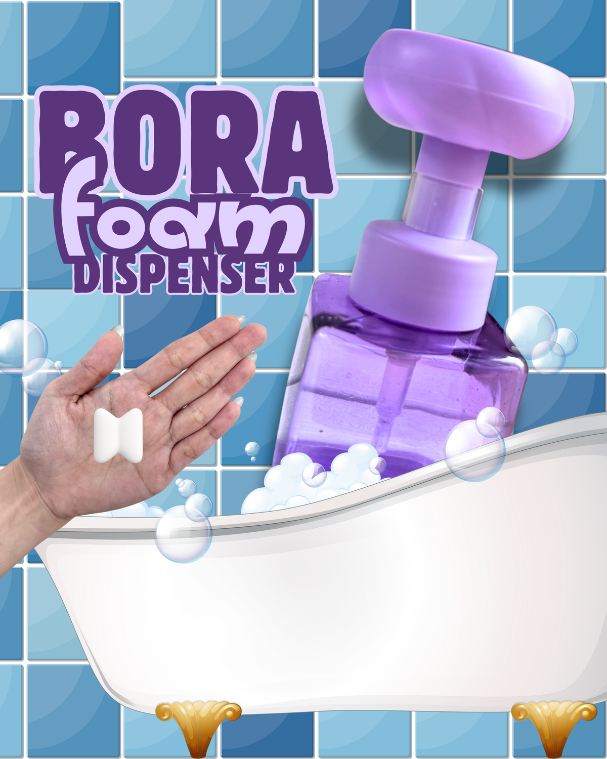 BTS LOGO BORA FOAM DISPENSER