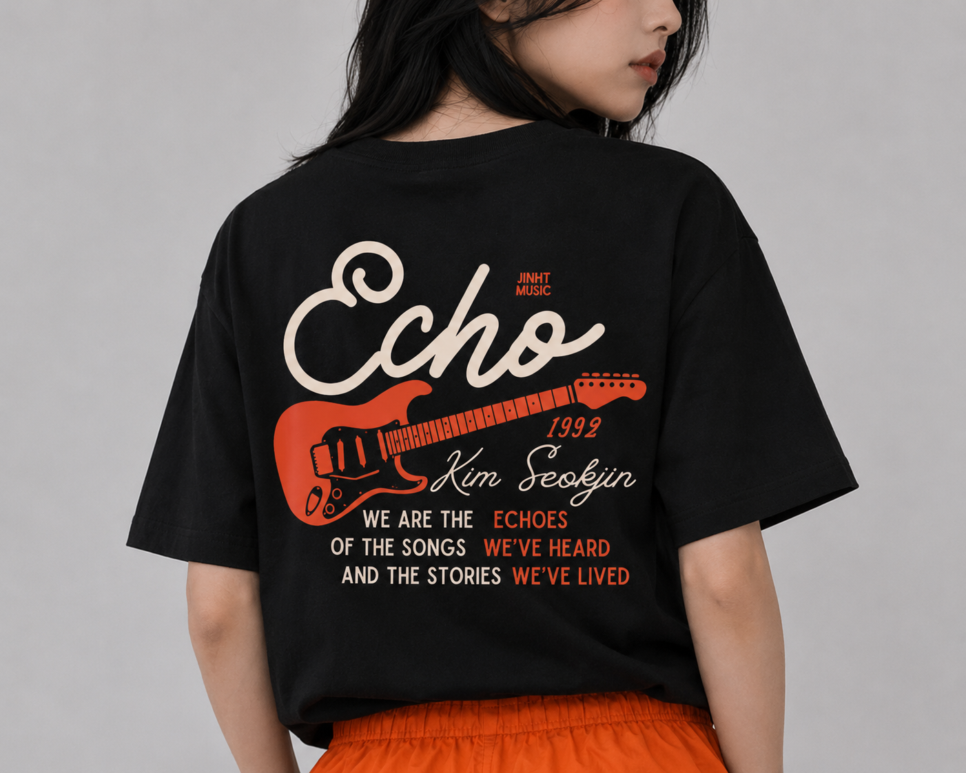 BTS Jin Echo Lyrics Tshirt