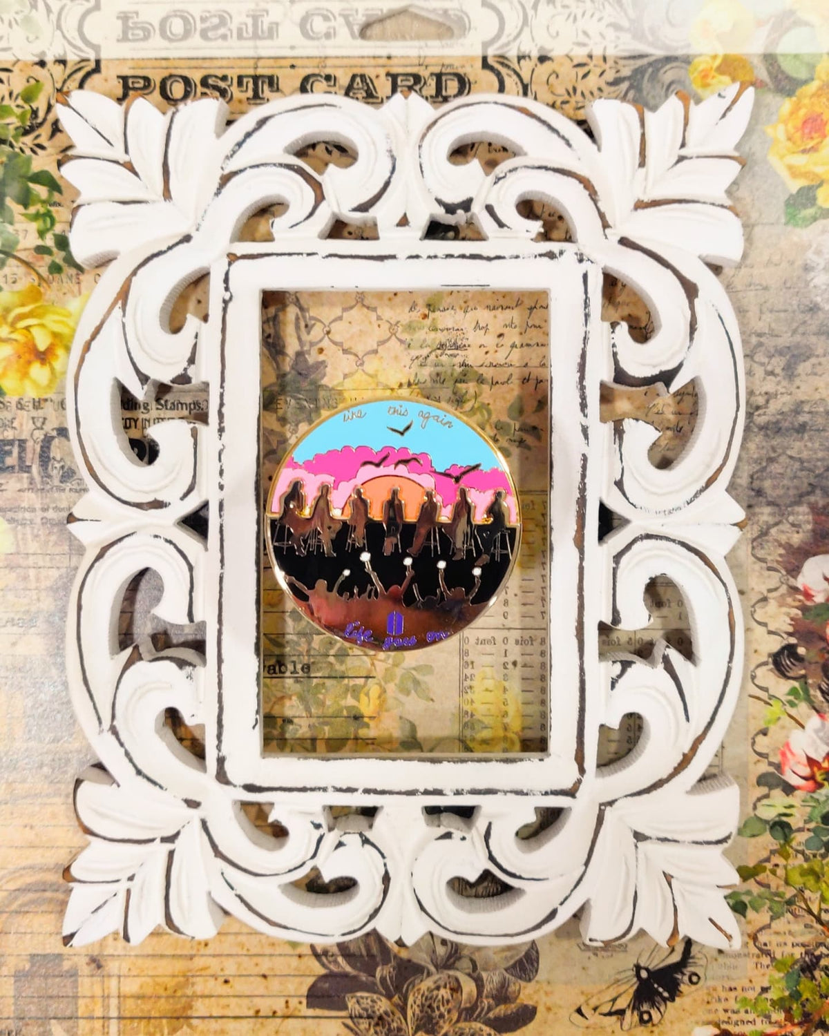 BTS Life Goes On Spinning Pin