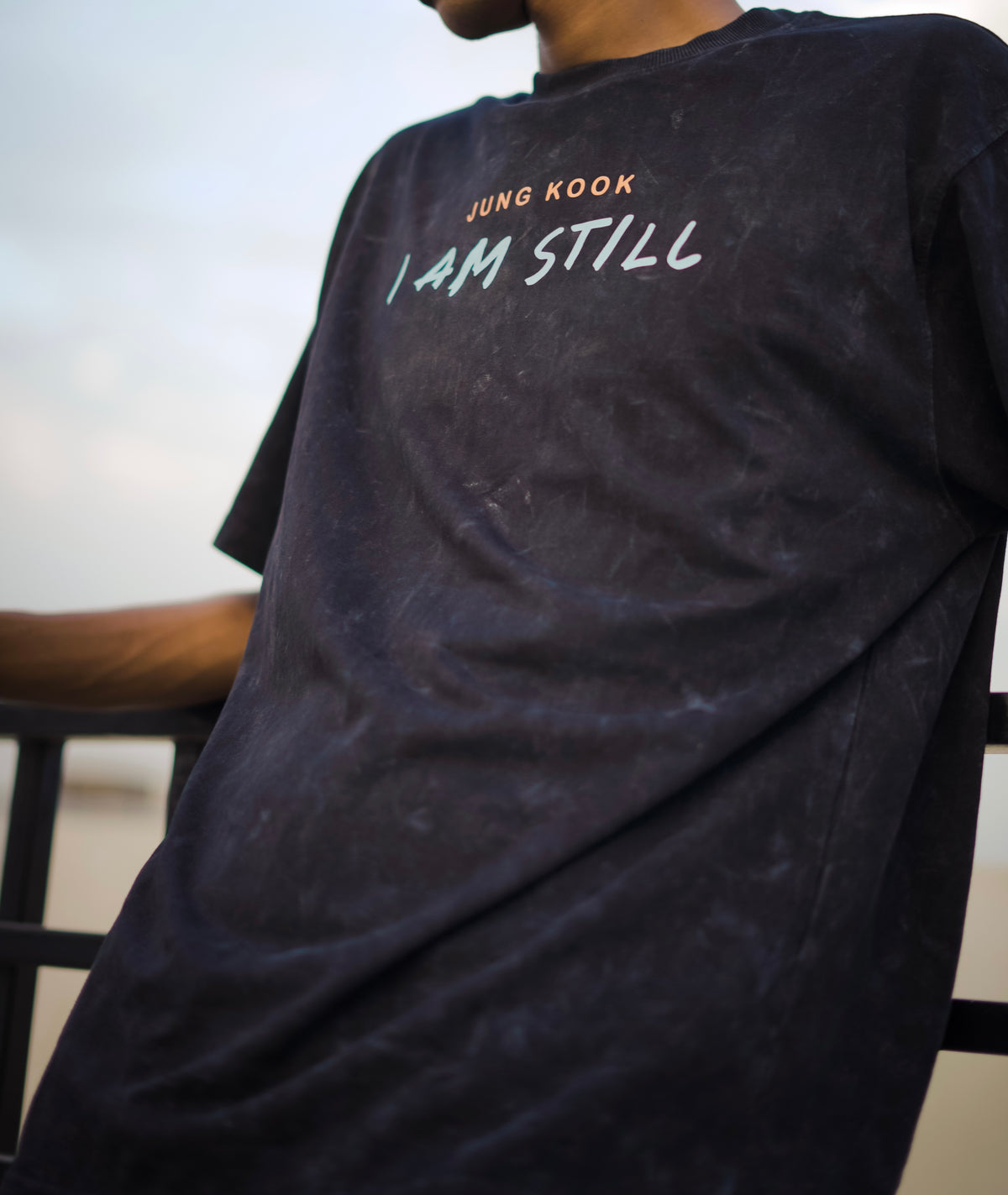 BTS Jungkook I Am Still OVERSIZE Acid Wash T-shirt