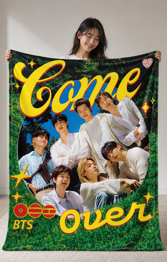 BTS OT7 Come Over Blanket Preorder