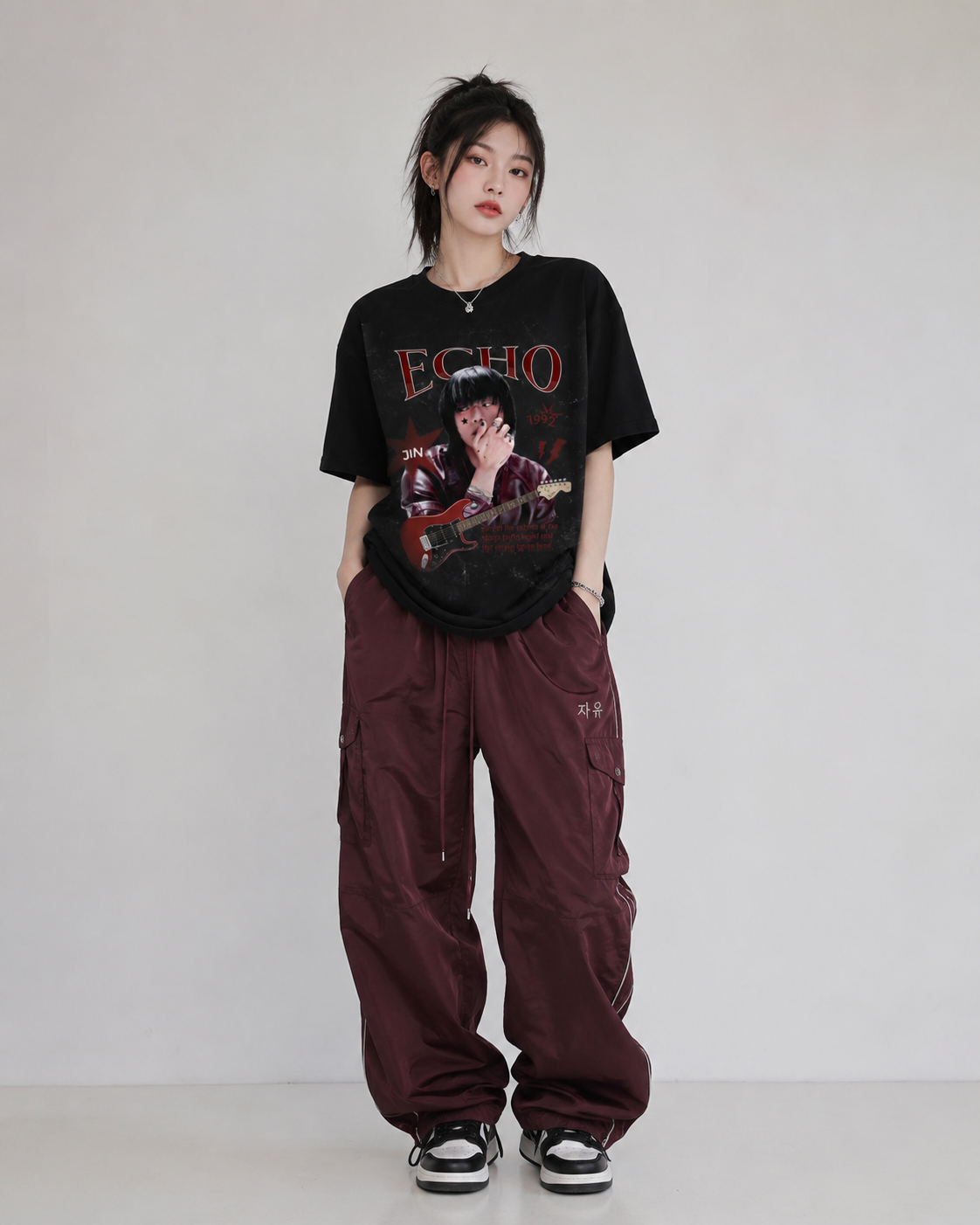 BTS Jin Echo Guitar Tshirt