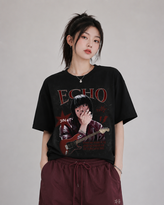 BTS Jin Echo Guitar Tshirt
