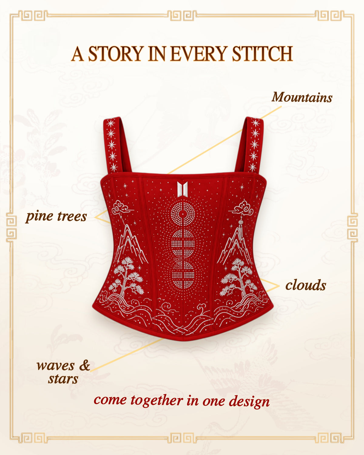 BTS Arirang Corset (Plus Sizes Available)