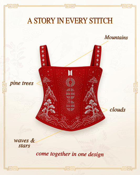 BTS Arirang Corset (Plus Sizes Available)