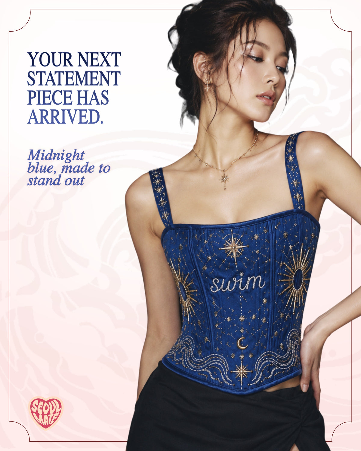BTS Midnight Swim Corset (Plus Sizes Available)