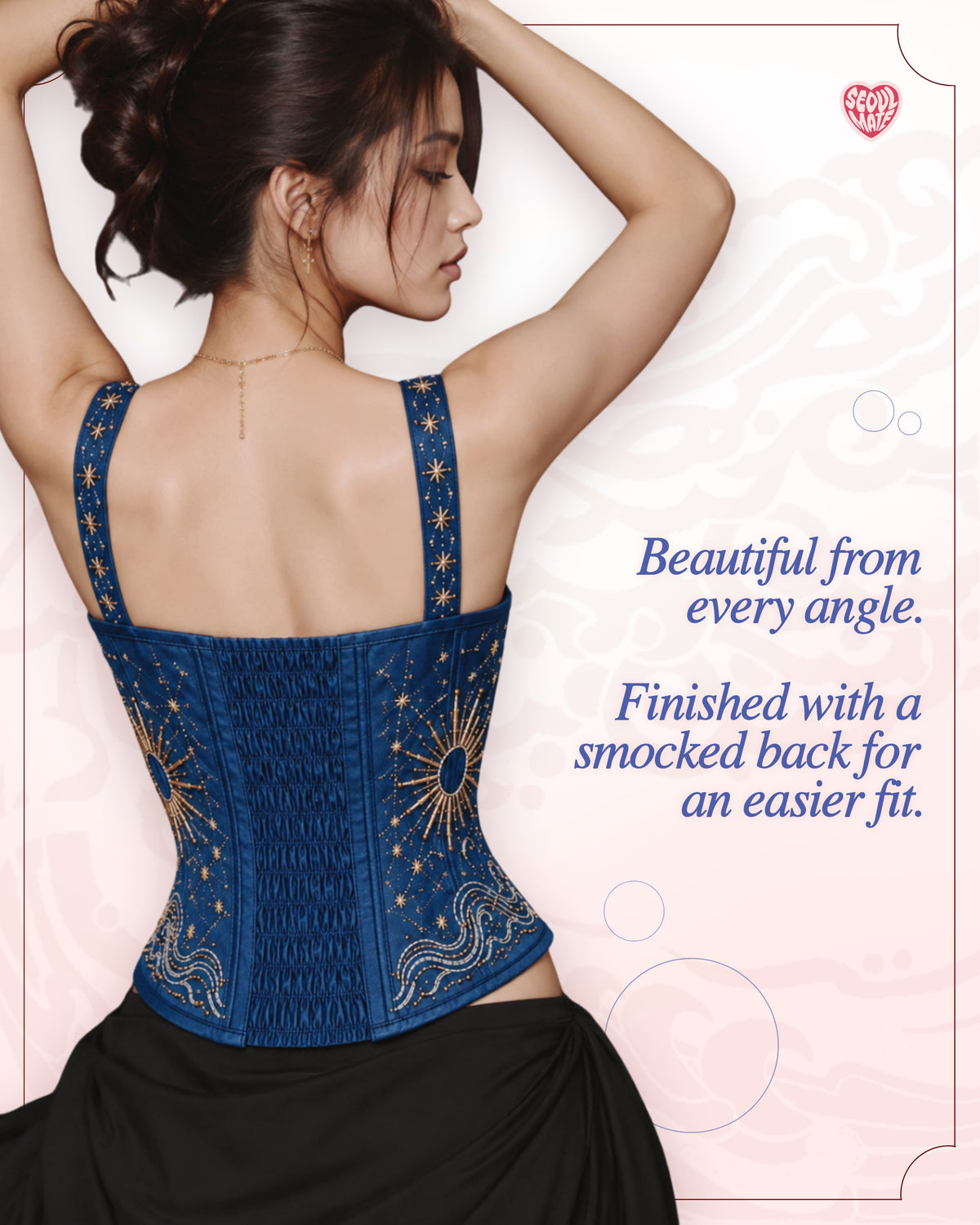 BTS Midnight Swim Corset (Plus Sizes Available)