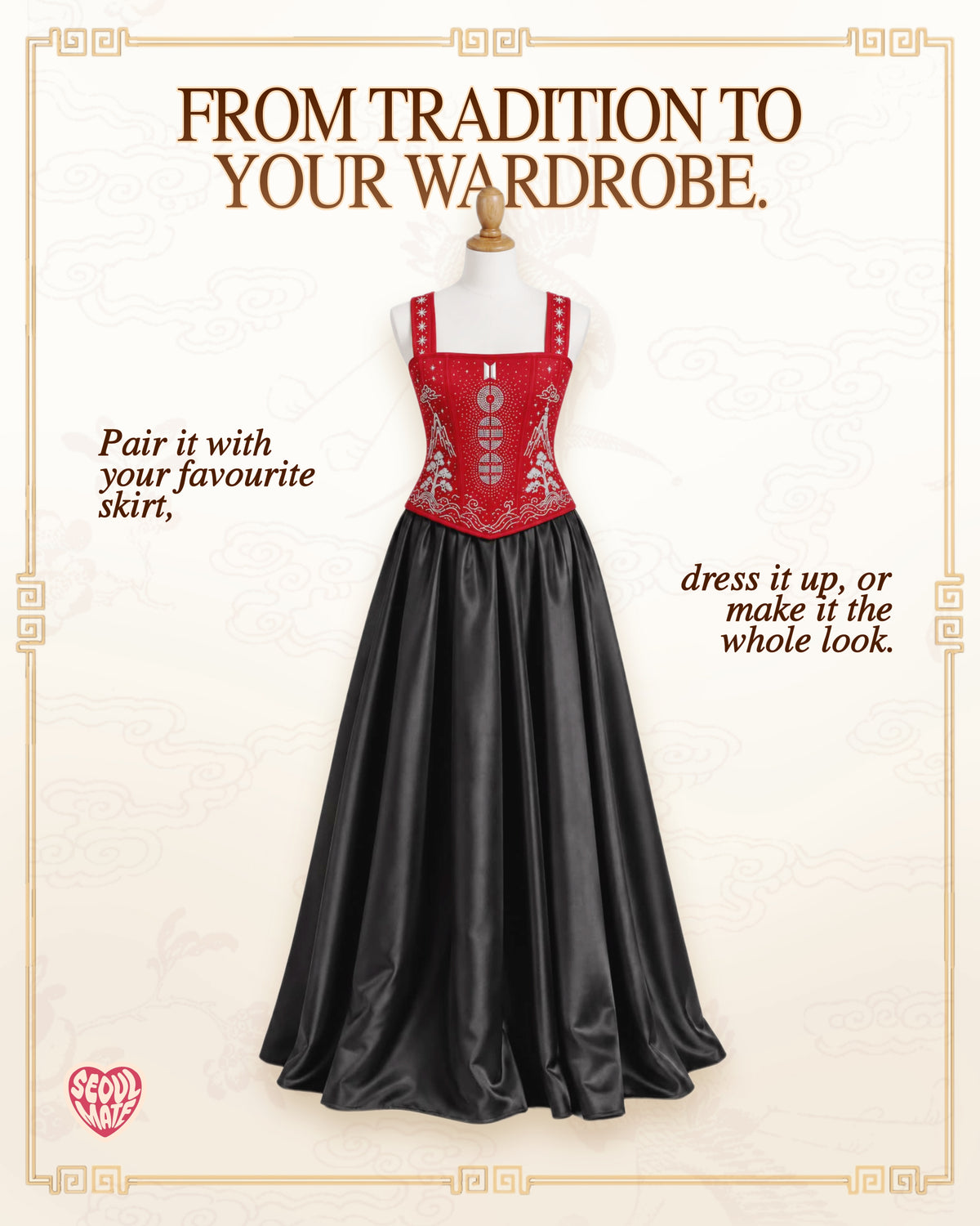 BTS Arirang Corset (Plus Sizes Available)